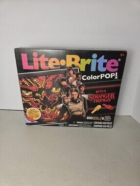 Lite Brite Color POP! Stranger Things Edition 658 Pieces Build Poster Vecna